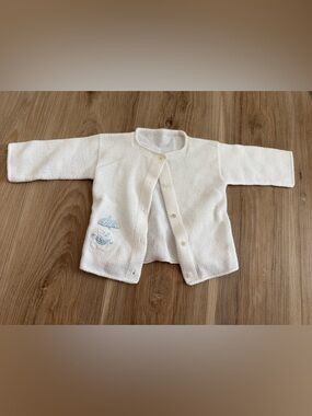 Vintage knit baby sweater